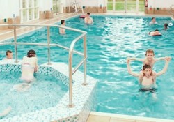The indoor pool at Cresswell Towers