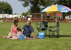 Enjoy a picnic on park at Heacham Beach