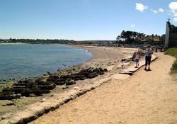 The beautiful beach by Nodes Point