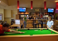 The bar at Sandy Bay