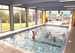 The indoor pool at Bideford Bay