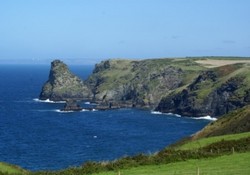 Picture of Bossiney Farm Caravan Park, Cornwall, South West England Picture of Bossiney Farm Caravan Park, Cornwall, South West England