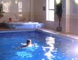 The indoor pool & Jacuzzi at Coracles Health & Country Club on Cenarth Falls Holiday Park