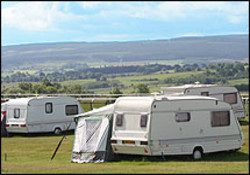 Picture of Hexham Racecourse Caravan Site, Northumberland, North of England
