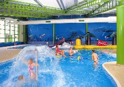 The indoor pool at Skipsea Sands